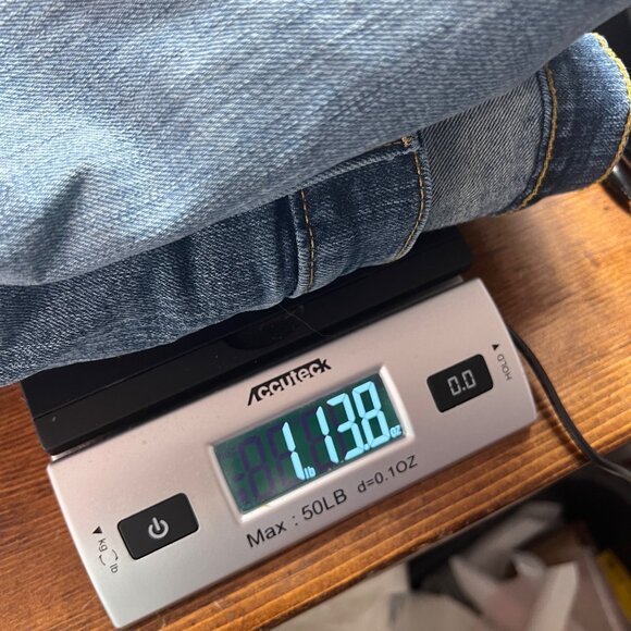 The Foundry Supply Men's Big & Tall Flex Denim Jeans Straight Leg size 52x30 - Picture 9 of 10